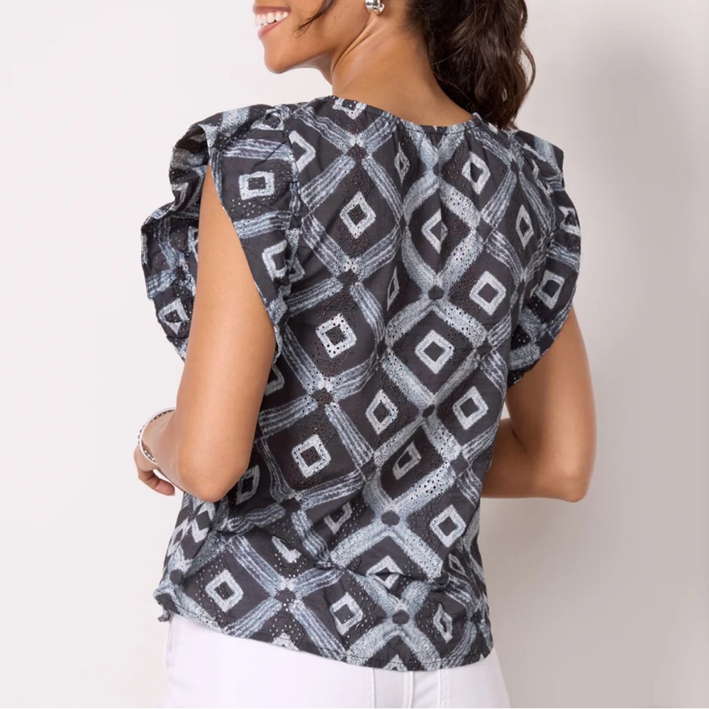 Oaklynn Eyelet Top - Picture 2 of 6